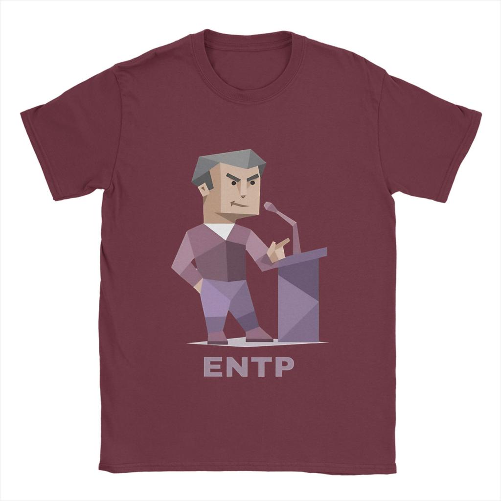 Men's ENTP, MBTI T Shirts  Cotton Tops Funny Short Sleeve Round Collar Tees Gift T-Shirts