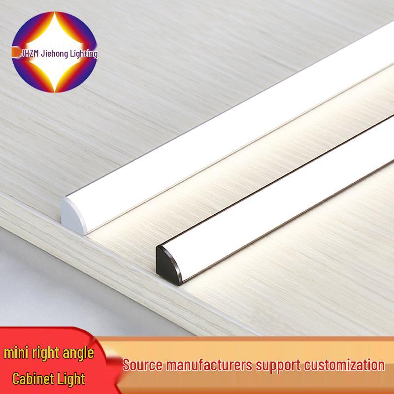 Self-Adhesive LED Cabinet Light - Triangular Surface Mount for Kitchen, Wardrobe, or Display Shelves