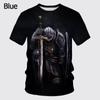 Knights Templar Graphic T Shirt For Men 3D God Wills It Print Tee Shirts Cruciata Teutonic Order T-shirt Cool Cross Sh… More