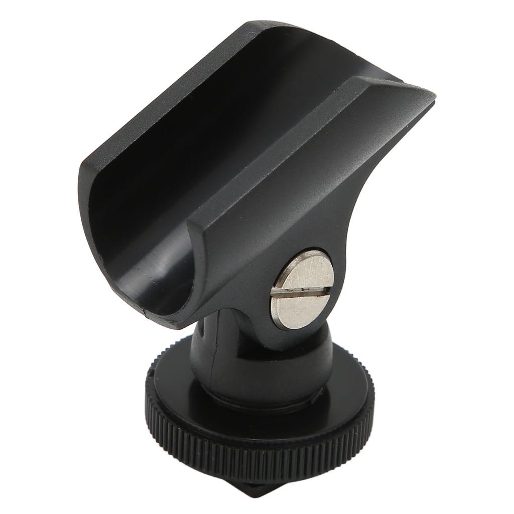 JD‑03 Microphone Clip Universal 50mm Aperture Interview Microphone Holder with Adjustable Angle