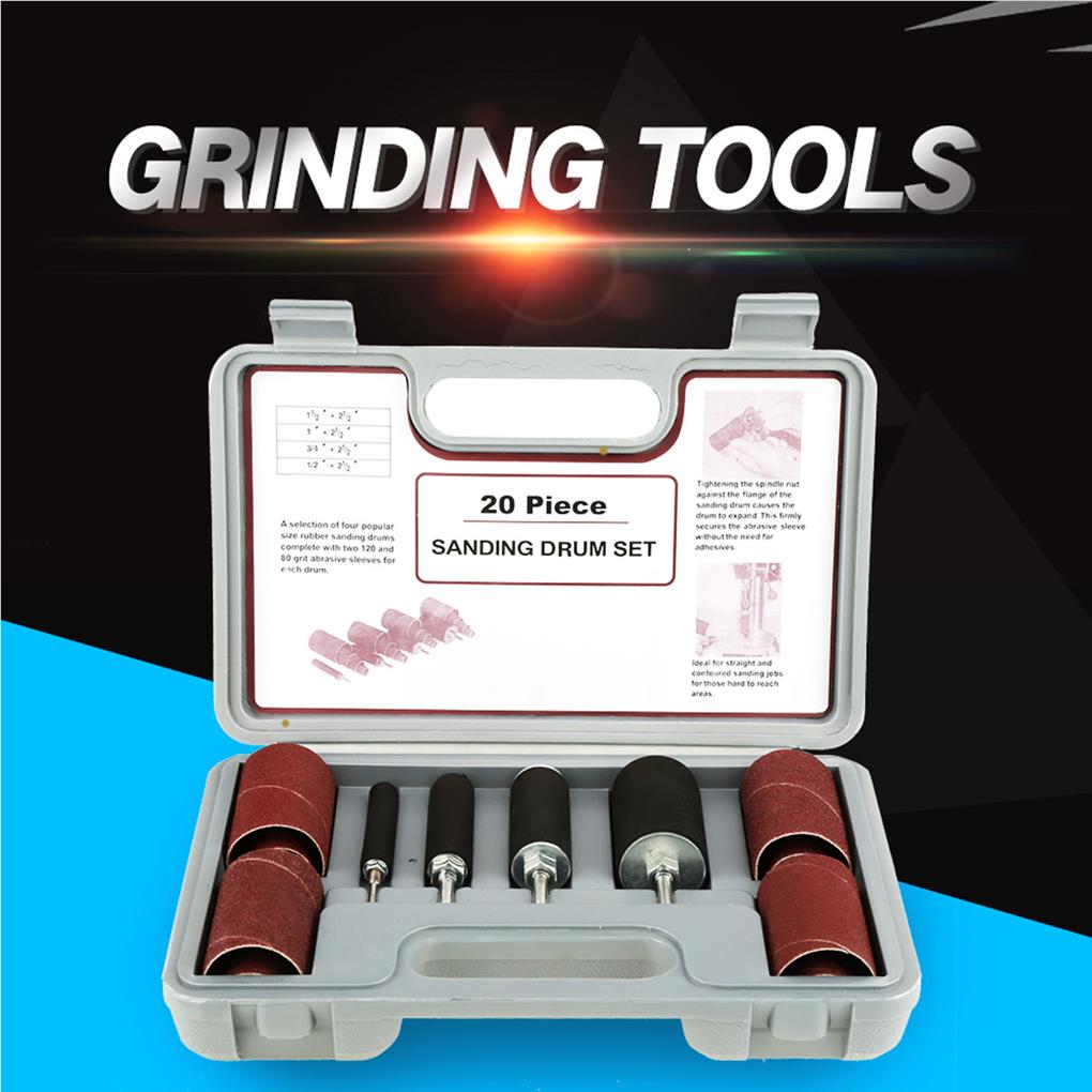 

Drum Sander Sanding Kit Drill Press Compact Size Package Box Long-lasting