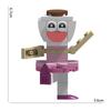 6-teiliges Set Tung Tung Tung Sahur und Tralalero Tralala Shark Serie Bausteine ​​Brainrot Bricks DIY Spielzeug für Jungen Weihnachtsgeschenk