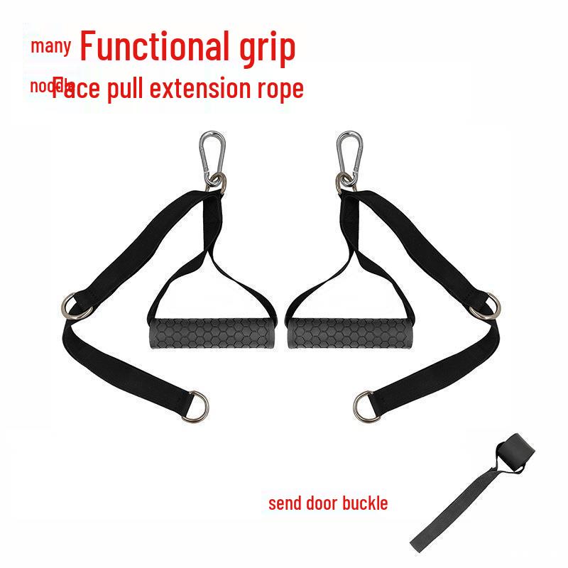 Adjustable Multi-Functional Fitness Fly Grip & Chest Expander with High Pulley Rope Standard Set