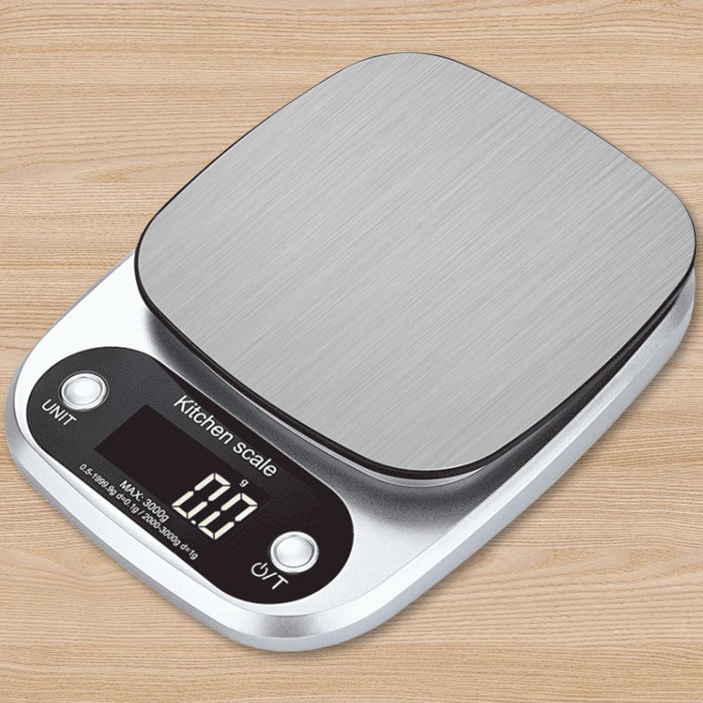 10/3Kg Waterproof Food Kitchen Scale LCD Display Electronic Food Scale Portable Digital Scale Food Snacks Weighing Baking Tools