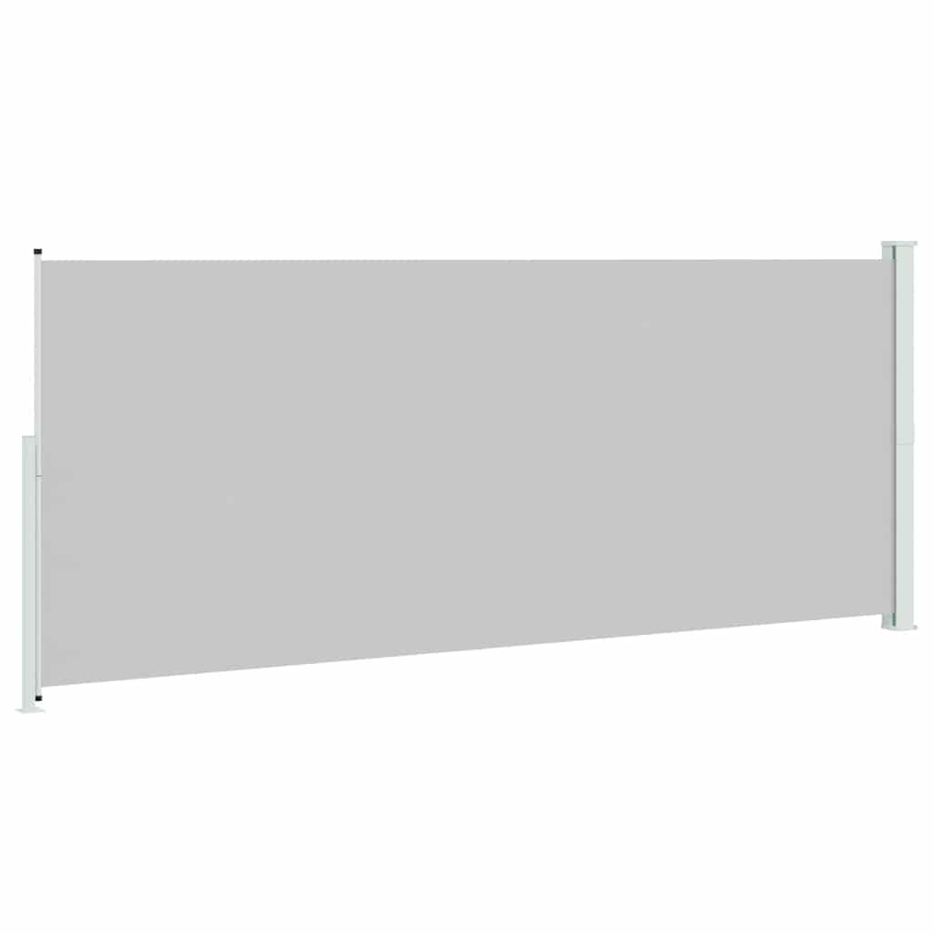 Side Awning Retractable 200x500 cm Grey