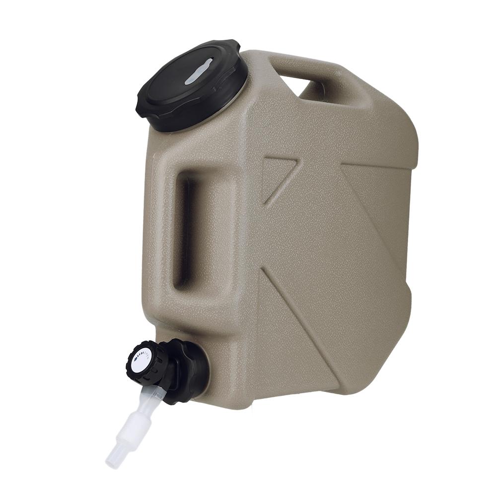 Outdoor Water Bin 10L Camping Bucket Water Storage Portable Large Capacity with Detachable Faucet No Leakage Camping Equipment