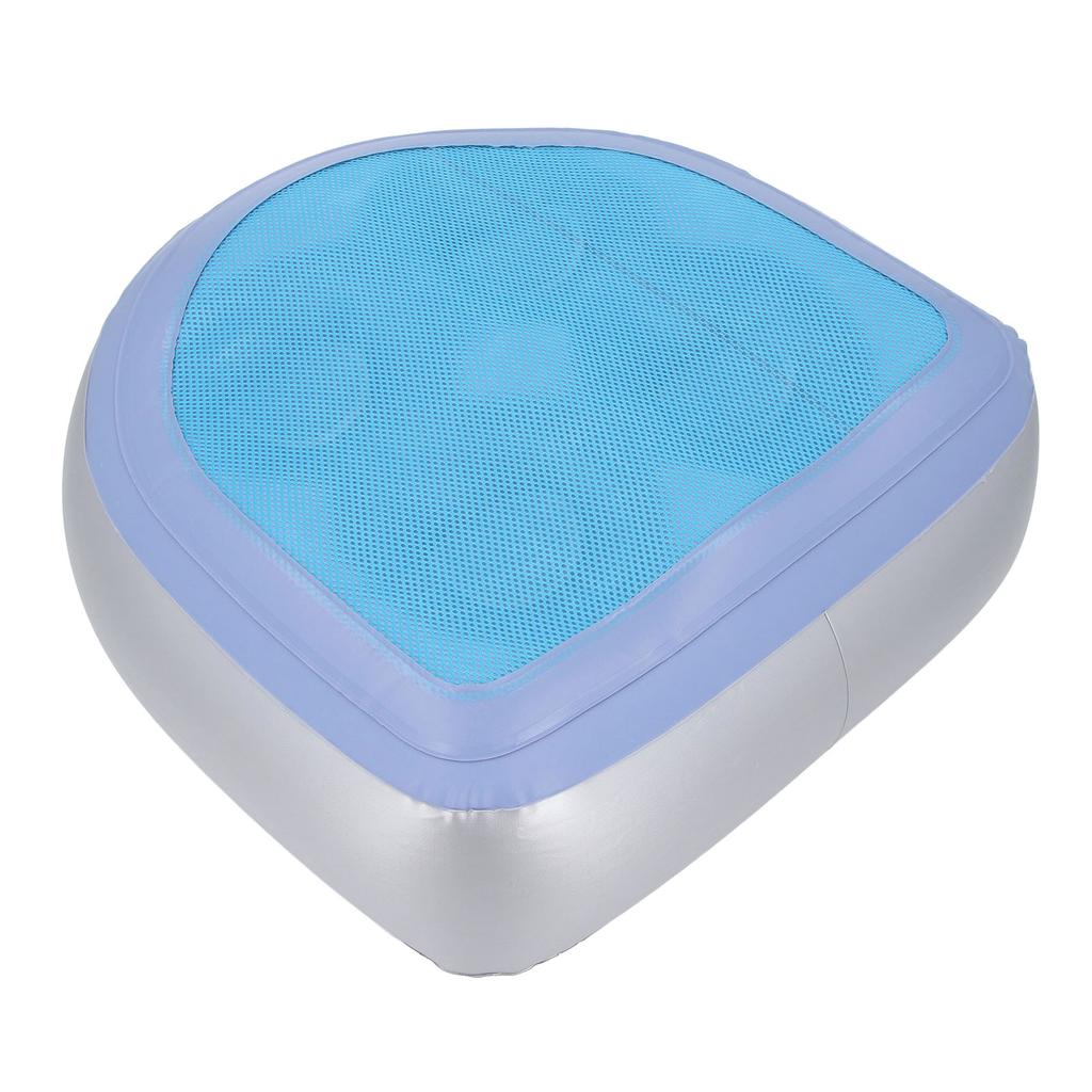 Inflatable Spa and Hot Tub Booster Seat Suction Cups Non Slip Supportive Booster Seat Cushion Blue