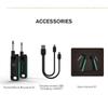 Mini Digital Wireless System Multifunctional Guitar System for Electric Music Instruments WS-70 UHF Guitar Transmitter Receiver