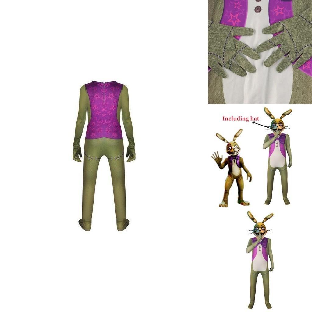 Five Nights At Freddy's Halloween Role Playing Cosplay Children's Jumpsuit Costume