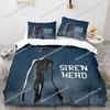 Set Biancheria da Letto Stampa 3D Siren Head Singolo Gemello Matrimoniale Queen King Size Set Letto per Camera da Letto Adulti Bambini Copripiumino