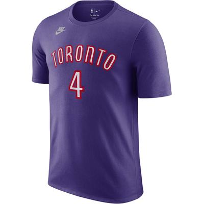 X Kolaboracja NBA Toronto Raptors Scottie Barnes Essential Hardwood Classics Pulower z bawełny z krótkim rękawem i okrągłym dekoltem HJ2757-505