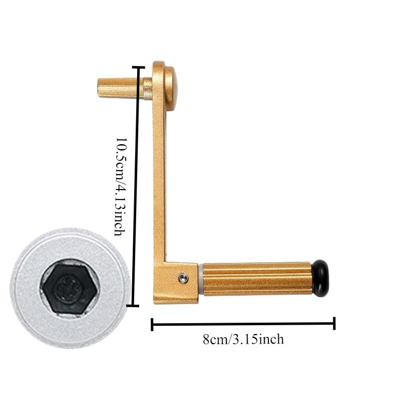 

Балконная подъемная сушилка Ручка Аксессуары Ручка с ручным приводом Крутая штанга для сушки одежды Шестизубый угловой ручной привод Универсальный