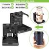 Spurtar 2Pcs Boat Cup Holder Suitable For Most Size Mugs Water Bottle Drink 2.36-3.94Inch/60-100MM Adjustable Folding Wall Car Desk Cup Holder For