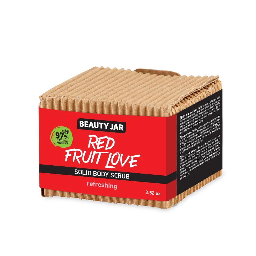 

Solid Body Scrub Red Fruit Love Beauty Jar 100g