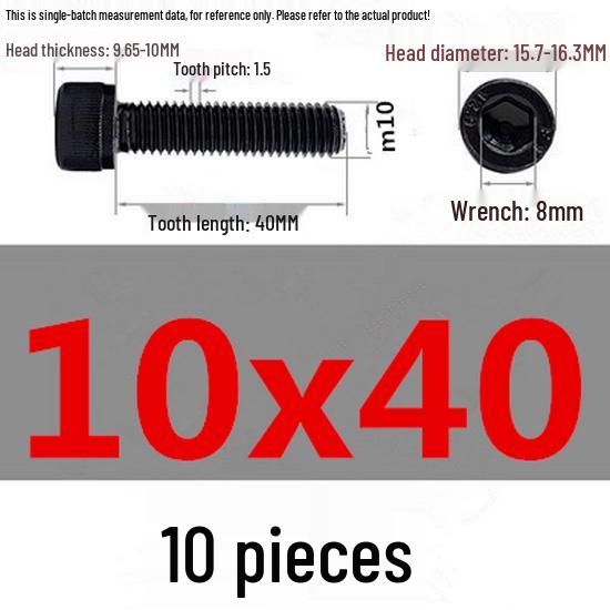 High-Strength Grade 12.9 Internal Hex Head Screws M1.4-M20