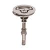 1pc Boat Cam Latch 316 Stainless Steel Polished Adjustable Hatch Latch With Back Plate for Marine Ship