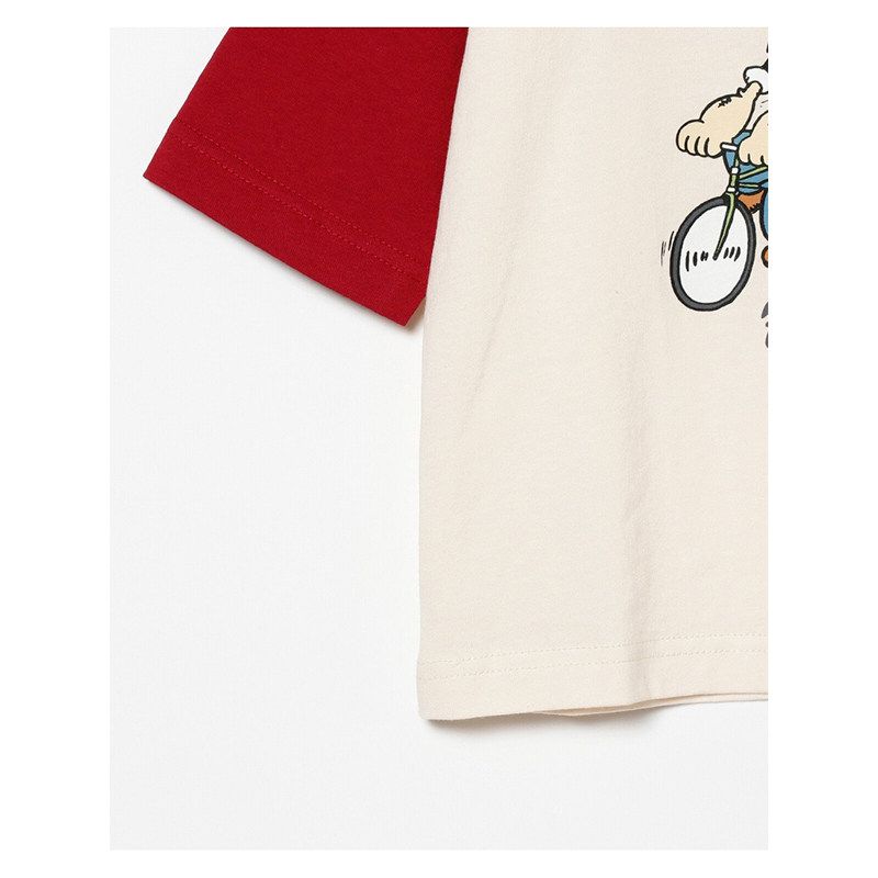 Children's Clothing Sleeve Spring and Autumn Cartoon Japanese T-shirt
