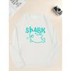 Men'S Shark Pattern Casual Round Neck Sweatshirt