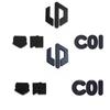 Per 2025 Leapmotor B10/C10/C01/C16 Emblemi Frontali Posteriori in Metallo Annerito Copertura Logo Universale per Veicolo Upgrade Sportivo Non Distruttivo