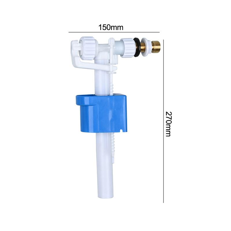 1PC Adjustable Toilet Tank Inlet Valve With Brass G3/8 G1/2 Connectors Cistern Filling Valve For Most Water Tank Models