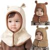 Integrated Balaclavas Polar Fleece Kids Pullover Hat Warm Newborn Beanie Caps Outdoor Sports