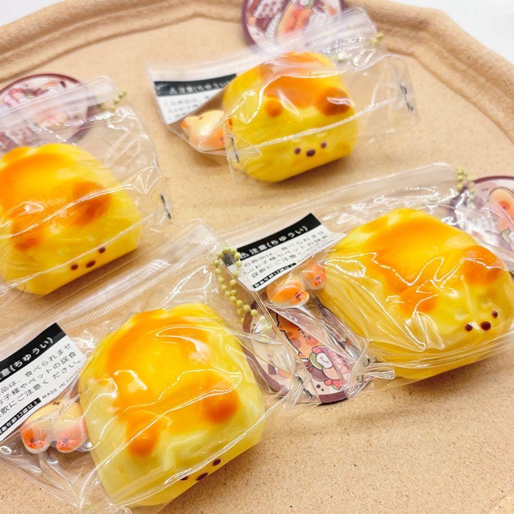 Shiba Inu Cheese Cake Pinch Toy Slow Rebound Cute Dog Pinch Toy Safe Doggy Squeeze Toy  Adults