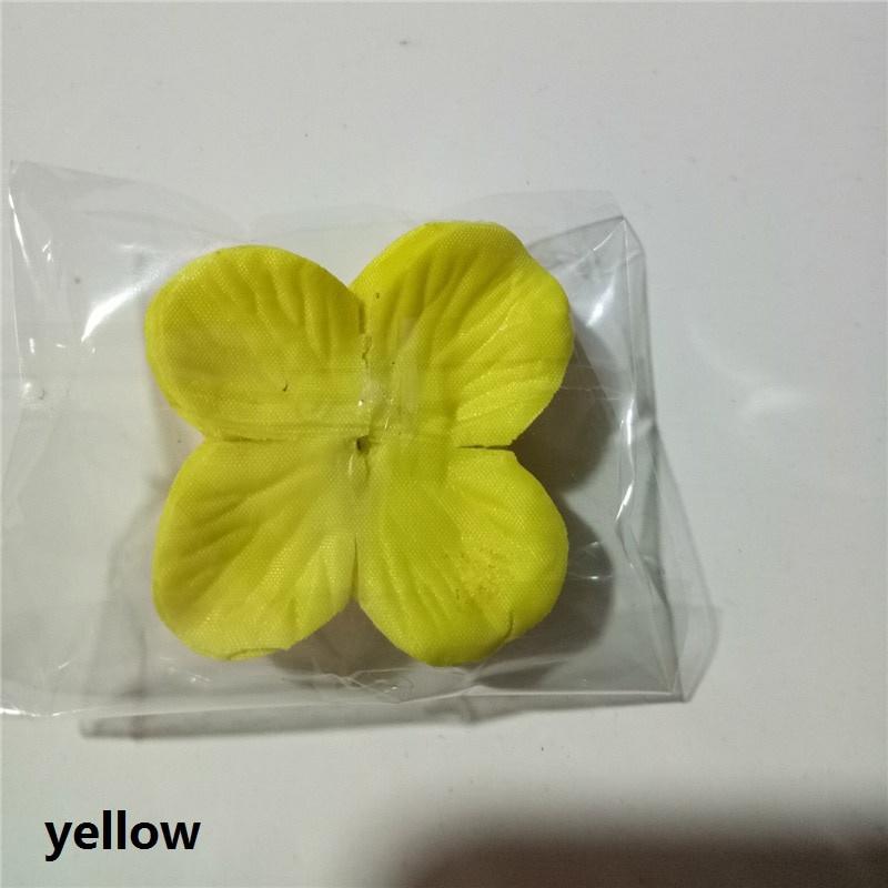 

100 штук Цветущая вишня Розовые цветы Свадебные лепестки Поддельные Искусственные шелковые цветы Украшение дома Товары для вечеринок KTY 100Pieces жёлтый