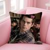American Actor D-Dylan O Brien Pillow Case Anti-Dustmite Pillow Invisible Zipper Silky Short Plush Sofa Cushion Cover