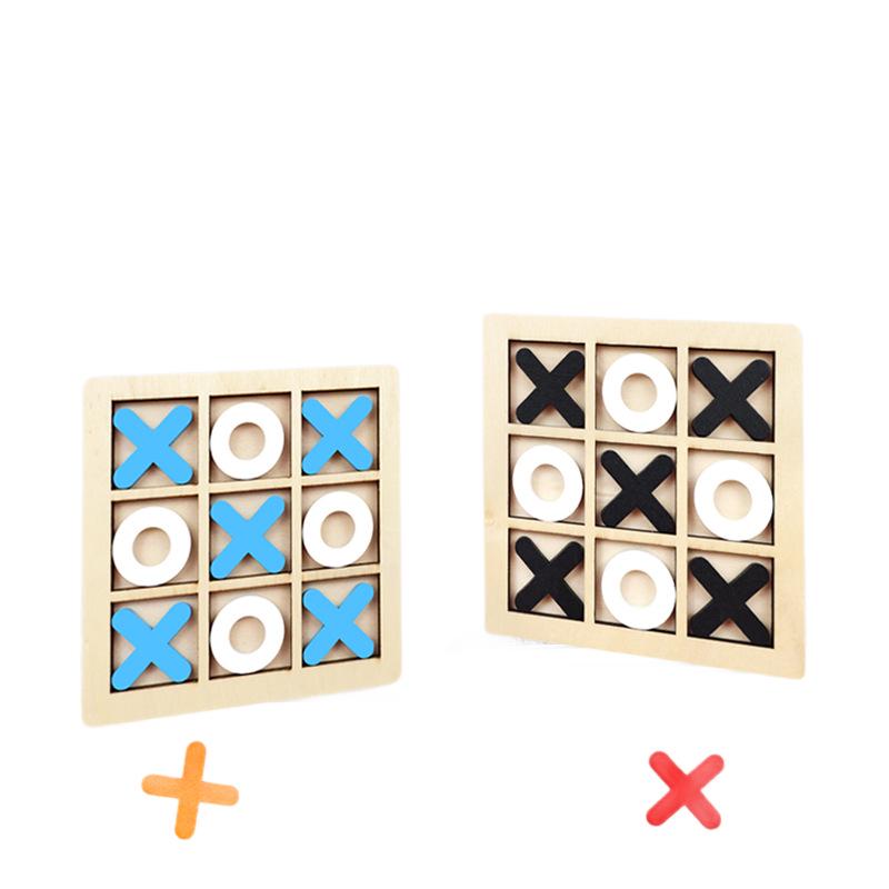 Children's Tic-Tac-Toe Puzzle: Logical Thinking & Concentration Training Toy for Two-Player Interactive Desktop Game