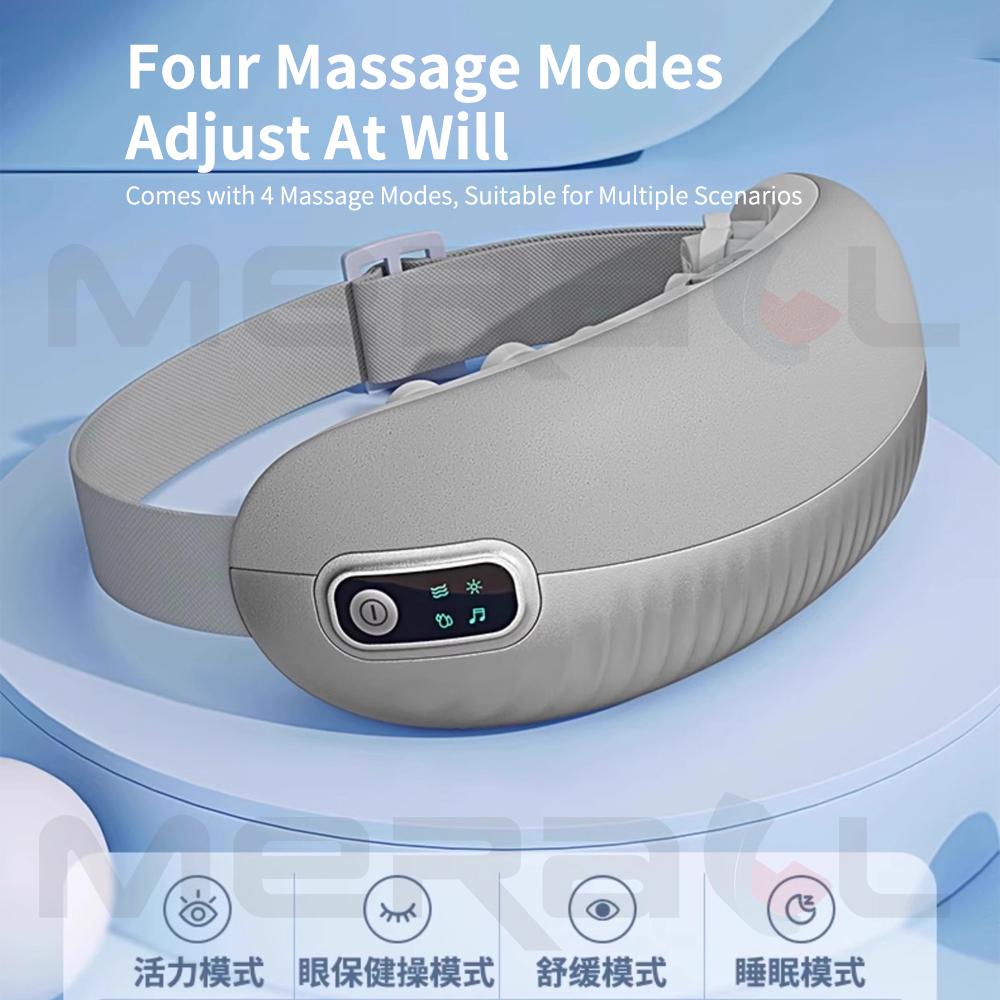 Smart Eye Airpressure Massager Vibration Heated Massage Eyes Massage Tired Eyes Dark Circles Remove Eye Care Glasses Relaxtion