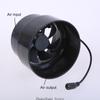 3XUF Duct Fan Powerful Inline Extractor Fan 12V 5W Duct Blower 110-100mm Air Exhaust