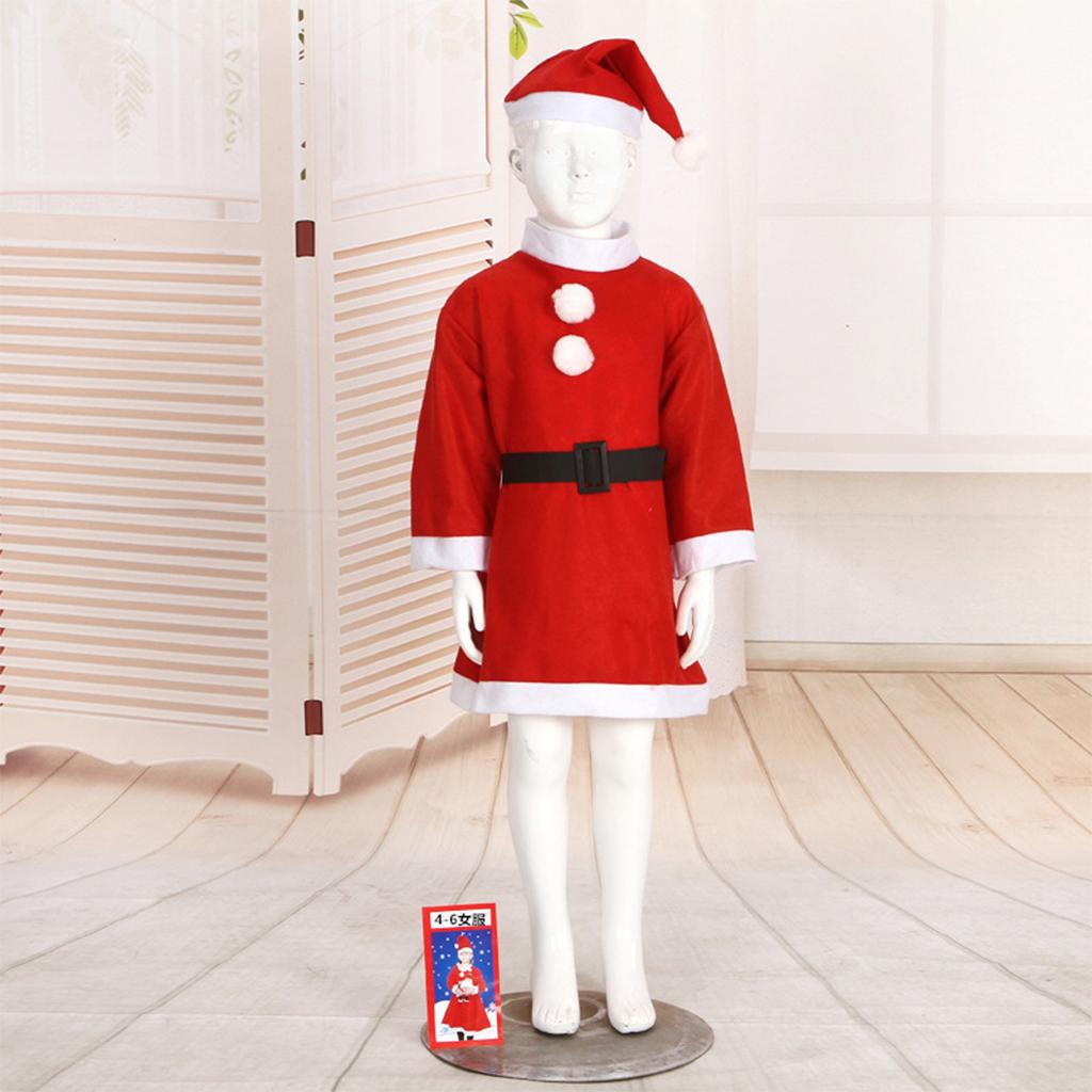 Newborn Santa Claus Costume Girl Infant Christmas Outfits Cute Baby Winter Baby Dress