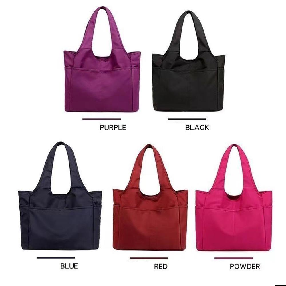 Large Capacity Large Commuting Bag Oxford Cloth Handbag Versatile Underarm Tote Bag  School