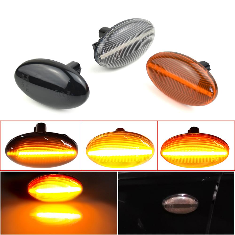 1Pair For Subaru Forester Liberty Impreza WRX Sti 2000-2007 Dynamic Led Side Marker Turn Signal Indicator Sequential Blink LightTurn Signal 2