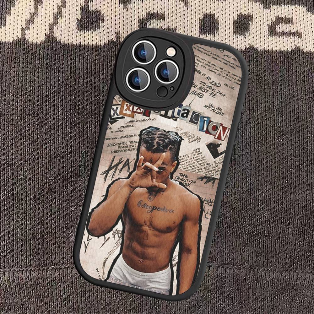 

Кожаный чехол для телефона от рэпера X-XXXTentacion Для IPhone 16 15 14 13 12 11 Pro Max Plus Ударопрочный чехол iphone 11 pro