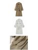 British-Style Extra Long Tall Women's Trench Coat - 2025 Spring/Autumn Collection, Elegant and Casual