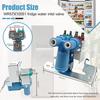 WR57X10051 WR57X10032 Refrigerator Water Inlet Valve for WR57X33326 WR57X10040 AP3672839 Fridge Ice Maker Water Valve