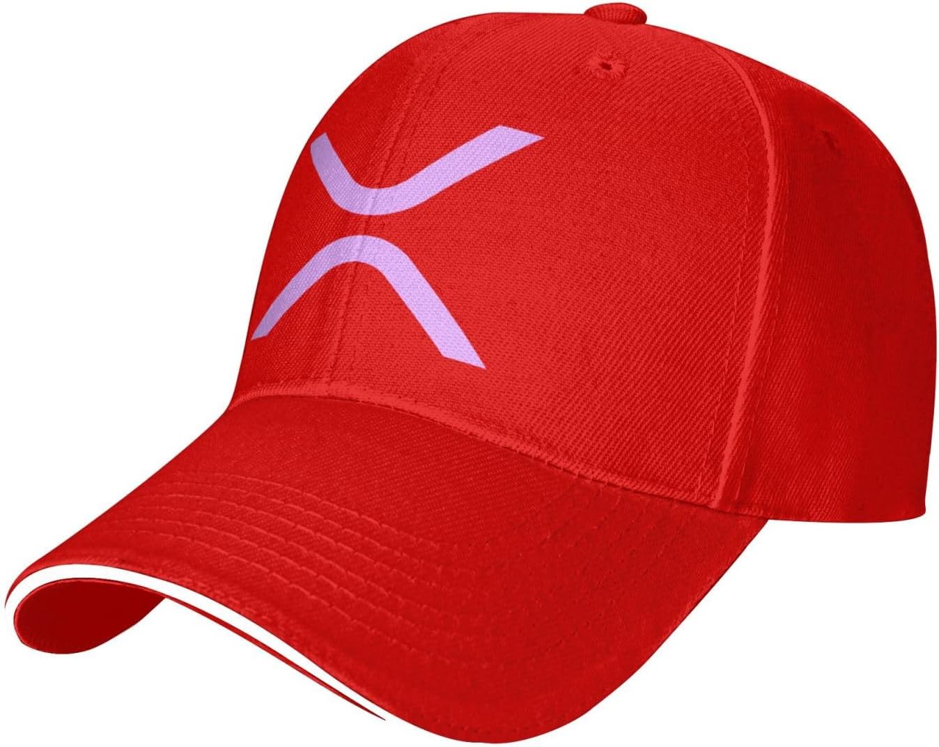 XRP Logo Cryptocurrency Baseball Cap Polyester Casual Sun Protection Adjustable Unisex Sports Cap Adjustable