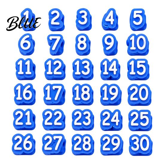 Sistema di Identificazione Matite 1-20/1-30/1-50 Cappucci Numerati Etichette Riutilizzabili per Aula Scuola per Insegnanti Tracciamento Marcatori Organizzazione ID Studente