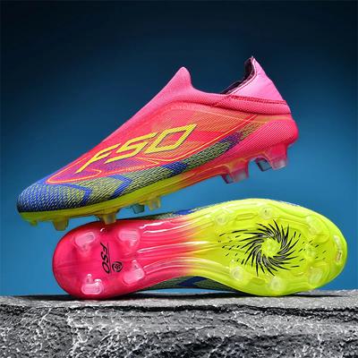 New Men Outdoor Soccer Shoes Cleats High-top Hot-selling Football Boots Grass Match Indoor Sneakers Non-Slip High-quality