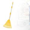 Detachable Leaf Rake with Wood Handle for Kids in Flower Beds