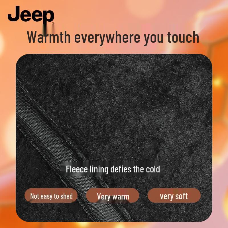 JEEP Men's Winter Thermal Earflap Baseball Cap