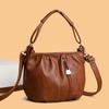 Women's Handbag 2025 New Light Luxury European and American Fashion Retro Bag Single Shoulder Multi-layer Folds Mobile Phone Messenger Bag
