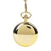 Large Chunky Gold Double-Sided Quartz Pocket Watch with Engraving
