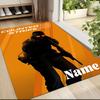 Custom Name Bee Sky Carpet Rug Customizable Soft Washable Anti-Slip Home Living Room Sofa Mats Personalized Rug. 0909409