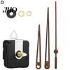 Uhrwerk Uhrwerk 1 Set Zubehör Stumme Reparaturteile Dekorativer Quarzzeiger Langer Schaft DIY-Kit für Zuhause