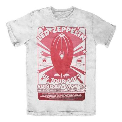 Led Zeppelin Unisex Yetişkin Mobil Belediye Tişörtü