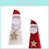 Conjunto de Enfeites de Rena de Natal Com Rostos de Madeira e Designs Festivos Para Decorações de Feriado