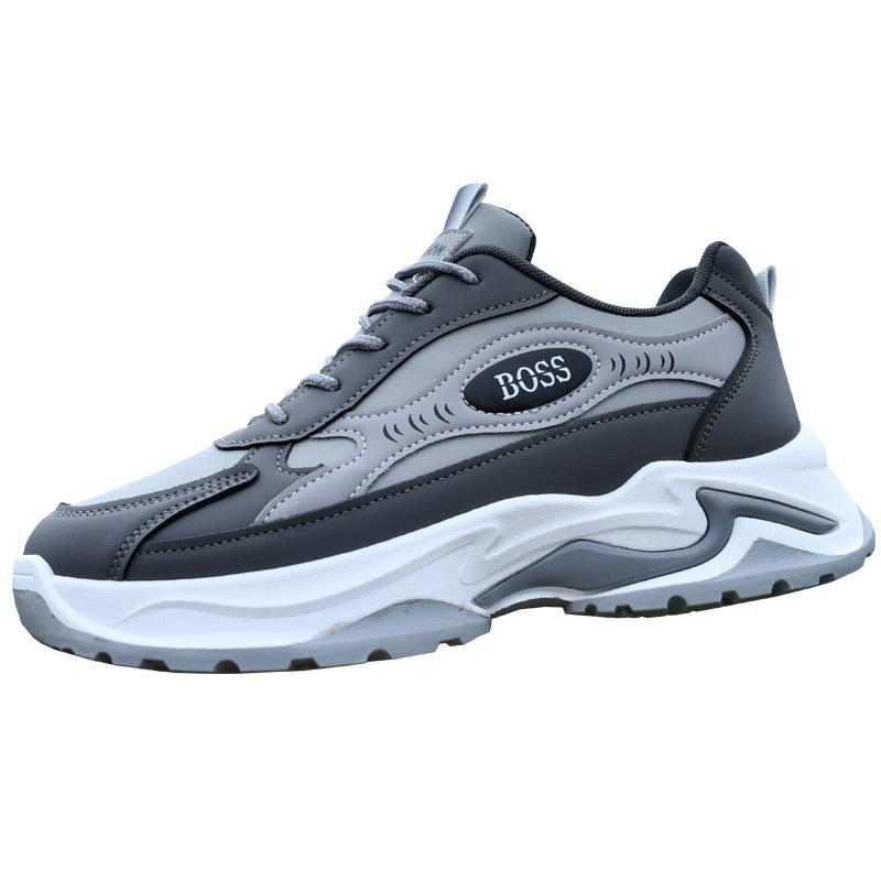 Herbst neue Leder wasserdichte Freizeitschuhe weiche Sohle rutschfeste Laufschuhe Papa Schuhe