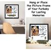 Pet Photo Frame, Memorial For Cat Or Dog's Death, Pet Loss Sign Frame Dog Death Gift Wood Sign Pet Photo Frame
